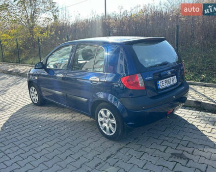Синий Хендай Гетц, объемом двигателя 1.4 л и пробегом 100 тыс. км за 5800 $, фото 1 на Automoto.ua