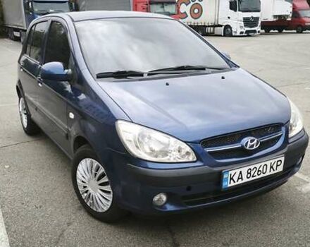 Синий Хендай Гетц, объемом двигателя 1.6 л и пробегом 208 тыс. км за 4350 $, фото 1 на Automoto.ua