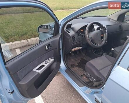 Синій Хендай Гетц, об'ємом двигуна 1.4 л та пробігом 271 тис. км за 3800 $, фото 16 на Automoto.ua