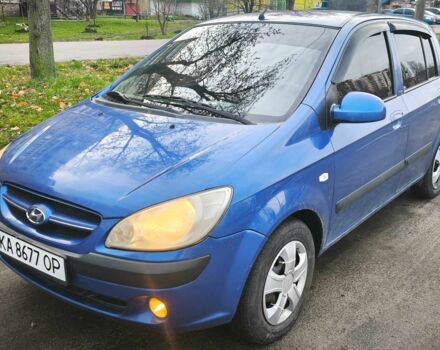 Синий Хендай Гетц, объемом двигателя 1.4 л и пробегом 215 тыс. км за 3499 $, фото 1 на Automoto.ua