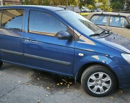 Синий Хендай Гетц, объемом двигателя 1.4 л и пробегом 211 тыс. км за 3750 $, фото 1 на Automoto.ua