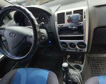 Синий Хендай Гетц, объемом двигателя 1.4 л и пробегом 214 тыс. км за 3561 $, фото 6 на Automoto.ua