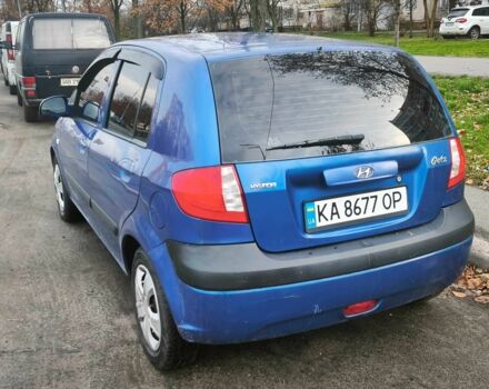 Синий Хендай Гетц, объемом двигателя 1.4 л и пробегом 215 тыс. км за 3499 $, фото 2 на Automoto.ua