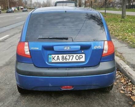 Синий Хендай Гетц, объемом двигателя 1.4 л и пробегом 215 тыс. км за 3499 $, фото 6 на Automoto.ua