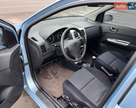 Синий Хендай Гетц, объемом двигателя 1.4 л и пробегом 161 тыс. км за 3600 $, фото 4 на Automoto.ua