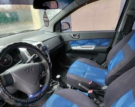 Синий Хендай Гетц, объемом двигателя 1.4 л и пробегом 214 тыс. км за 3561 $, фото 8 на Automoto.ua