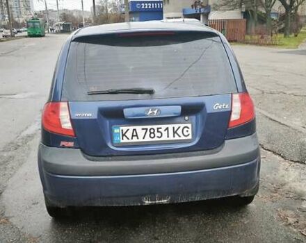 Синій Хендай Гетц, об'ємом двигуна 1.4 л та пробігом 211 тис. км за 3850 $, фото 7 на Automoto.ua