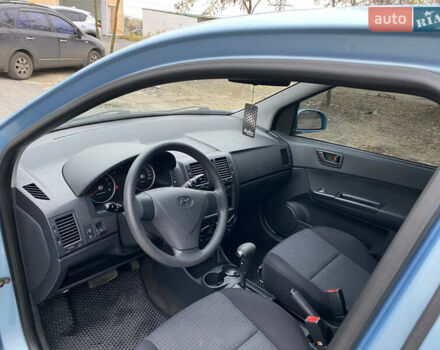 Синий Хендай Гетц, объемом двигателя 1.4 л и пробегом 77 тыс. км за 6799 $, фото 14 на Automoto.ua