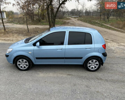 Синий Хендай Гетц, объемом двигателя 1.4 л и пробегом 77 тыс. км за 6799 $, фото 2 на Automoto.ua