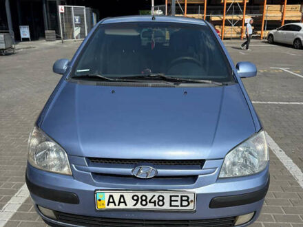 Синий Хендай Гетц, объемом двигателя 1.4 л и пробегом 147 тыс. км за 3400 $, фото 1 на Automoto.ua