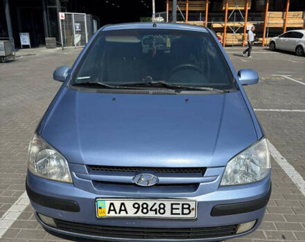 Синий Хендай Гетц, объемом двигателя 1.4 л и пробегом 147 тыс. км за 3400 $, фото 1 на Automoto.ua