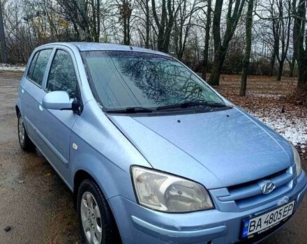 Синий Хендай Гетц, объемом двигателя 1.1 л и пробегом 240 тыс. км за 3999 $, фото 1 на Automoto.ua