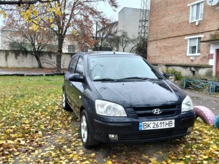 Синий Хендай Гетц, объемом двигателя 1.6 л и пробегом 285 тыс. км за 3000 $, фото 1 на Automoto.ua