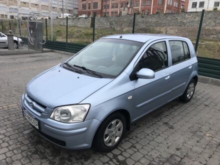 Синий Хендай Гетц, объемом двигателя 1.1 л и пробегом 300 тыс. км за 3500 $, фото 1 на Automoto.ua