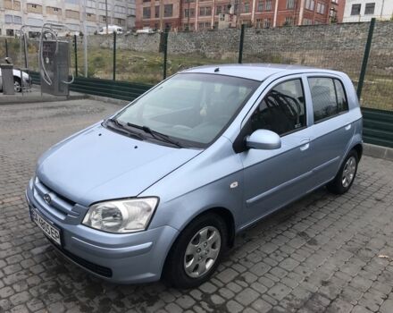 Синий Хендай Гетц, объемом двигателя 1.1 л и пробегом 300 тыс. км за 3500 $, фото 1 на Automoto.ua