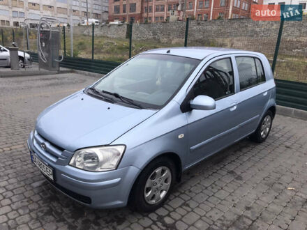 Синий Хендай Гетц, объемом двигателя 1.09 л и пробегом 300 тыс. км за 3500 $, фото 1 на Automoto.ua