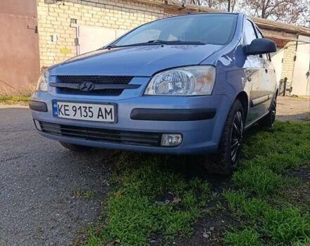 Синий Хендай Гетц, объемом двигателя 1.4 л и пробегом 200 тыс. км за 3600 $, фото 1 на Automoto.ua