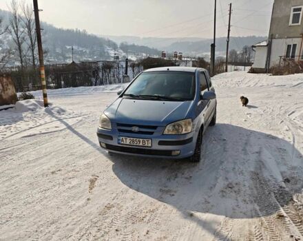 Синий Хендай Гетц, объемом двигателя 1.1 л и пробегом 176 тыс. км за 2800 $, фото 1 на Automoto.ua