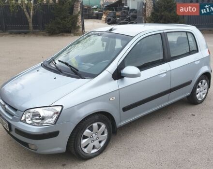 Синий Хендай Гетц, объемом двигателя 1.3 л и пробегом 218 тыс. км за 3950 $, фото 1 на Automoto.ua