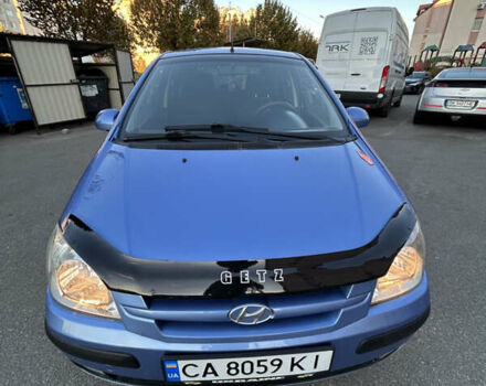 Синий Хендай Гетц, объемом двигателя 1.34 л и пробегом 268 тыс. км за 3500 $, фото 1 на Automoto.ua