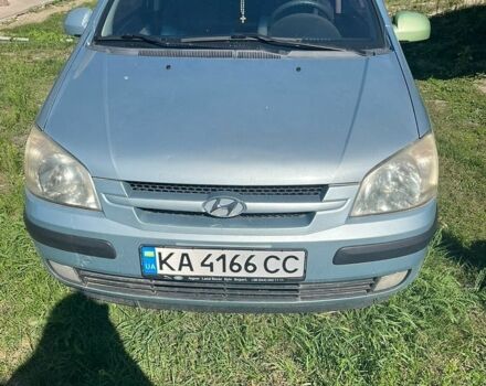 Синий Хендай Гетц, объемом двигателя 1.1 л и пробегом 221 тыс. км за 3100 $, фото 1 на Automoto.ua