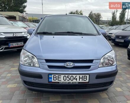 Синий Хендай Гетц, объемом двигателя 1.3 л и пробегом 163 тыс. км за 5600 $, фото 1 на Automoto.ua