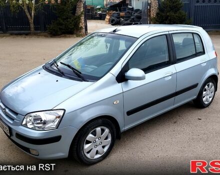 Синий Хендай Гетц, объемом двигателя 1.3 л и пробегом 218 тыс. км за 4450 $, фото 1 на Automoto.ua