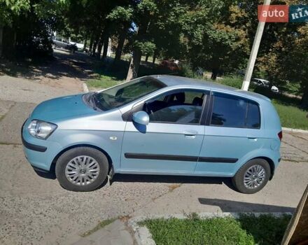 Синій Хендай Гетц, об'ємом двигуна 1.3 л та пробігом 217 тис. км за 4200 $, фото 1 на Automoto.ua