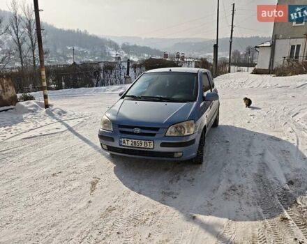 Синий Хендай Гетц, объемом двигателя 1.09 л и пробегом 176 тыс. км за 2800 $, фото 1 на Automoto.ua