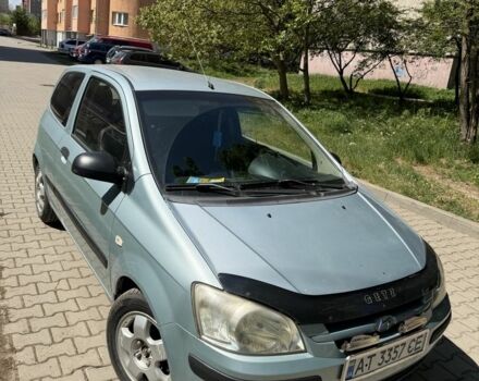 Синий Хендай Гетц, объемом двигателя 1.3 л и пробегом 400 тыс. км за 3900 $, фото 1 на Automoto.ua