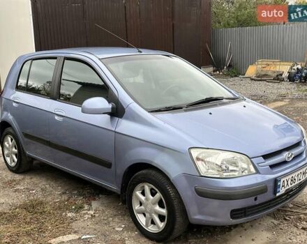 Синий Хендай Гетц, объемом двигателя 1.3 л и пробегом 172 тыс. км за 4500 $, фото 1 на Automoto.ua