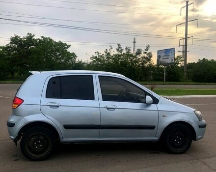 Синий Хендай Гетц, объемом двигателя 1.3 л и пробегом 90 тыс. км за 3000 $, фото 1 на Automoto.ua
