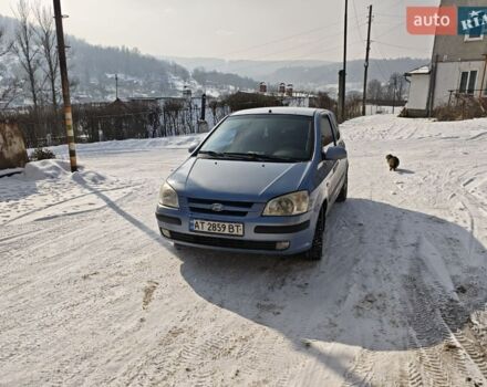 Синий Хендай Гетц, объемом двигателя 1.09 л и пробегом 176 тыс. км за 2500 $, фото 1 на Automoto.ua