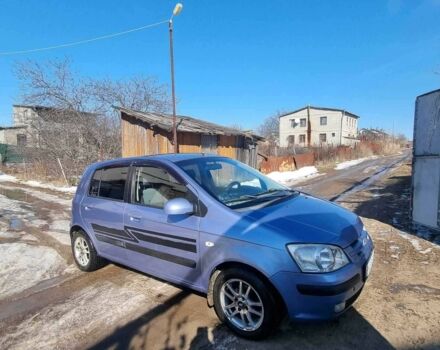 Синий Хендай Гетц, объемом двигателя 1.3 л и пробегом 222 тыс. км за 4299 $, фото 1 на Automoto.ua