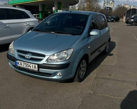 Синий Хендай Гетц, объемом двигателя 1.4 л и пробегом 215 тыс. км за 4500 $, фото 1 на Automoto.ua