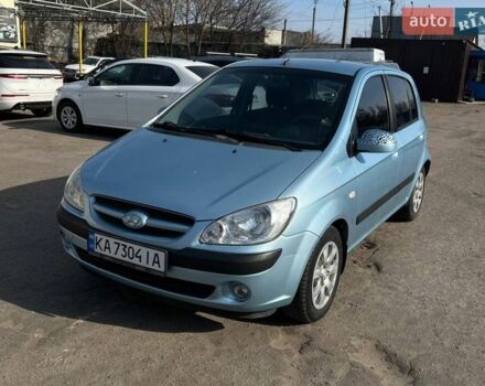 Синий Хендай Гетц, объемом двигателя 1.4 л и пробегом 215 тыс. км за 4199 $, фото 1 на Automoto.ua
