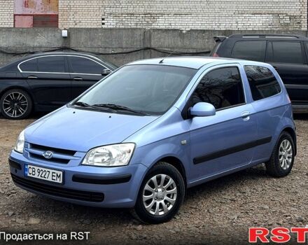 Синий Хендай Гетц, объемом двигателя 1.1 л и пробегом 215 тыс. км за 2950 $, фото 1 на Automoto.ua