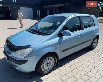 Синий Хендай Гетц, объемом двигателя 1.09 л и пробегом 180 тыс. км за 4000 $, фото 1 на Automoto.ua