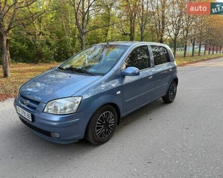 Синий Хендай Гетц, объемом двигателя 1.34 л и пробегом 162 тыс. км за 4200 $, фото 1 на Automoto.ua