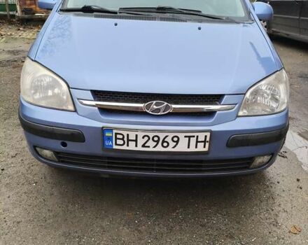 Синий Хендай Гетц, объемом двигателя 1.3 л и пробегом 317 тыс. км за 3800 $, фото 1 на Automoto.ua