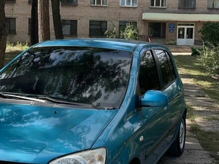 Синий Хендай Гетц, объемом двигателя 1.3 л и пробегом 170 тыс. км за 3650 $, фото 1 на Automoto.ua
