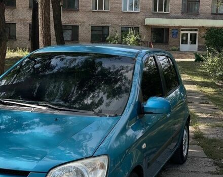 Синий Хендай Гетц, объемом двигателя 1.3 л и пробегом 170 тыс. км за 3650 $, фото 1 на Automoto.ua