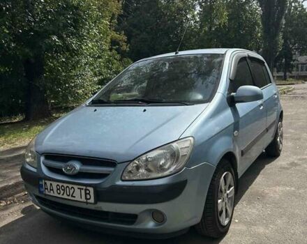 Синий Хендай Гетц, объемом двигателя 1.4 л и пробегом 160 тыс. км за 4500 $, фото 1 на Automoto.ua