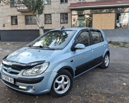 Синий Хендай Гетц, объемом двигателя 1.4 л и пробегом 227 тыс. км за 4000 $, фото 1 на Automoto.ua