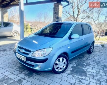 Синий Хендай Гетц, объемом двигателя 1.4 л и пробегом 237 тыс. км за 4250 $, фото 1 на Automoto.ua
