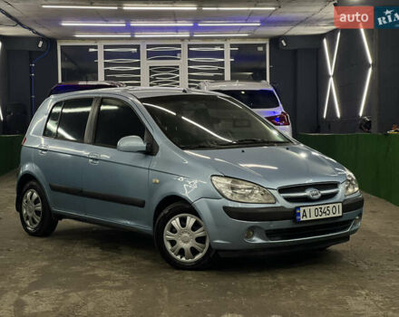 Синий Хендай Гетц, объемом двигателя 1.4 л и пробегом 236 тыс. км за 4590 $, фото 1 на Automoto.ua