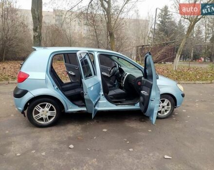 Синий Хендай Гетц, объемом двигателя 1.4 л и пробегом 311 тыс. км за 3600 $, фото 1 на Automoto.ua