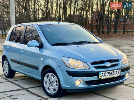 Синий Хендай Гетц, объемом двигателя 1.4 л и пробегом 93 тыс. км за 4450 $, фото 1 на Automoto.ua