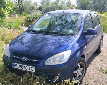 Синий Хендай Гетц, объемом двигателя 1.4 л и пробегом 155 тыс. км за 5000 $, фото 1 на Automoto.ua