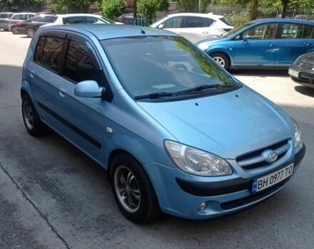 Синий Хендай Гетц, объемом двигателя 1.4 л и пробегом 205 тыс. км за 5200 $, фото 1 на Automoto.ua